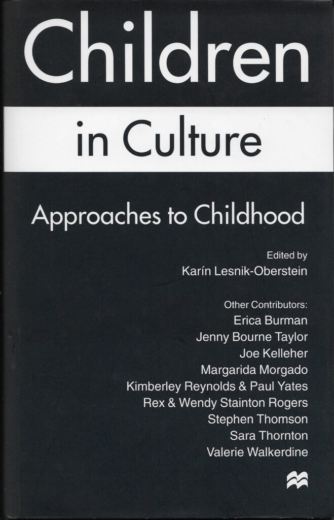 [book cover children in culture]