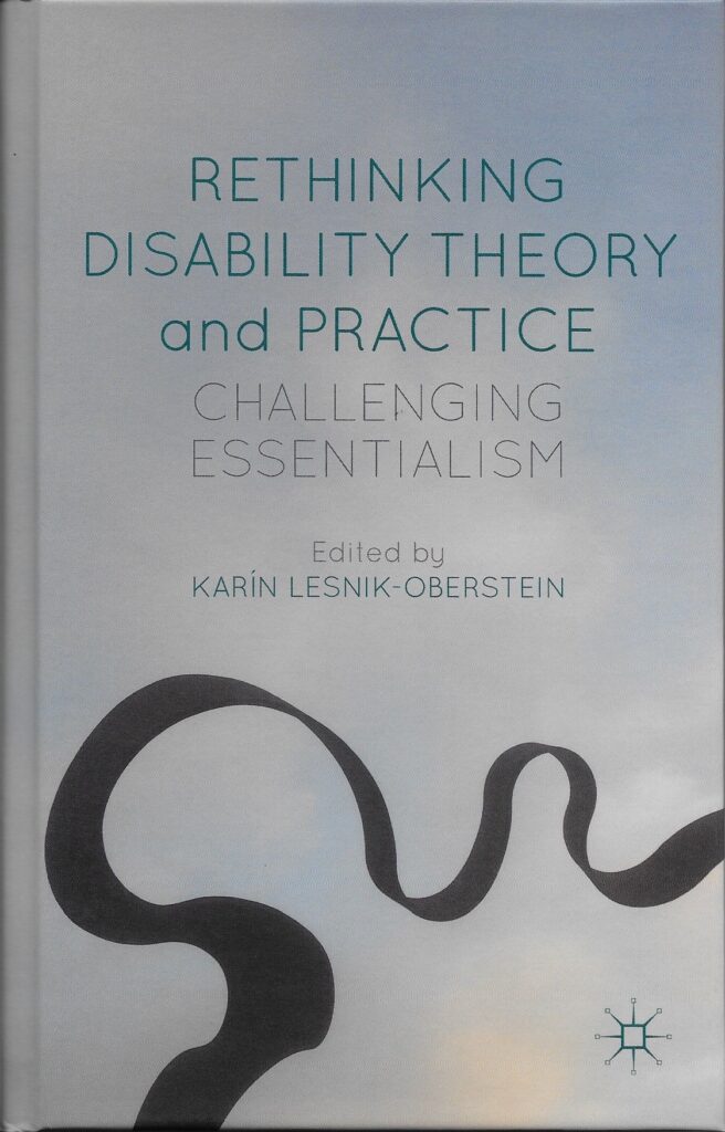 [book cover rethinking disability theory and practice]
